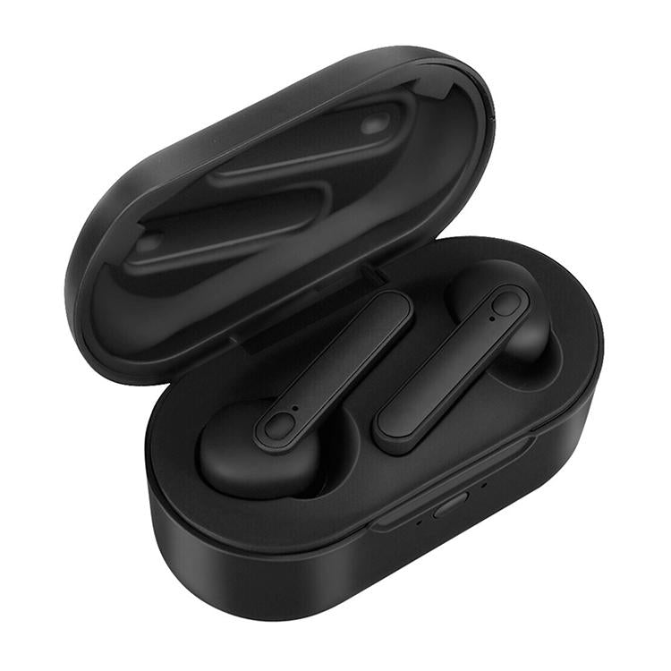V562-B7061D6PI-202505231843-00 Waterproof Bluetooth Earphones with Magnetic Charging Box - 5.0 - Black - Image 1