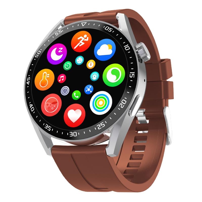 V562-C1008205060DBT-202504252017-00 1.39 Inch Ip67 Waterproof Health Monitoring Bluetooth Call Smart Watch With Nfc Payment - Coffee - Image 1