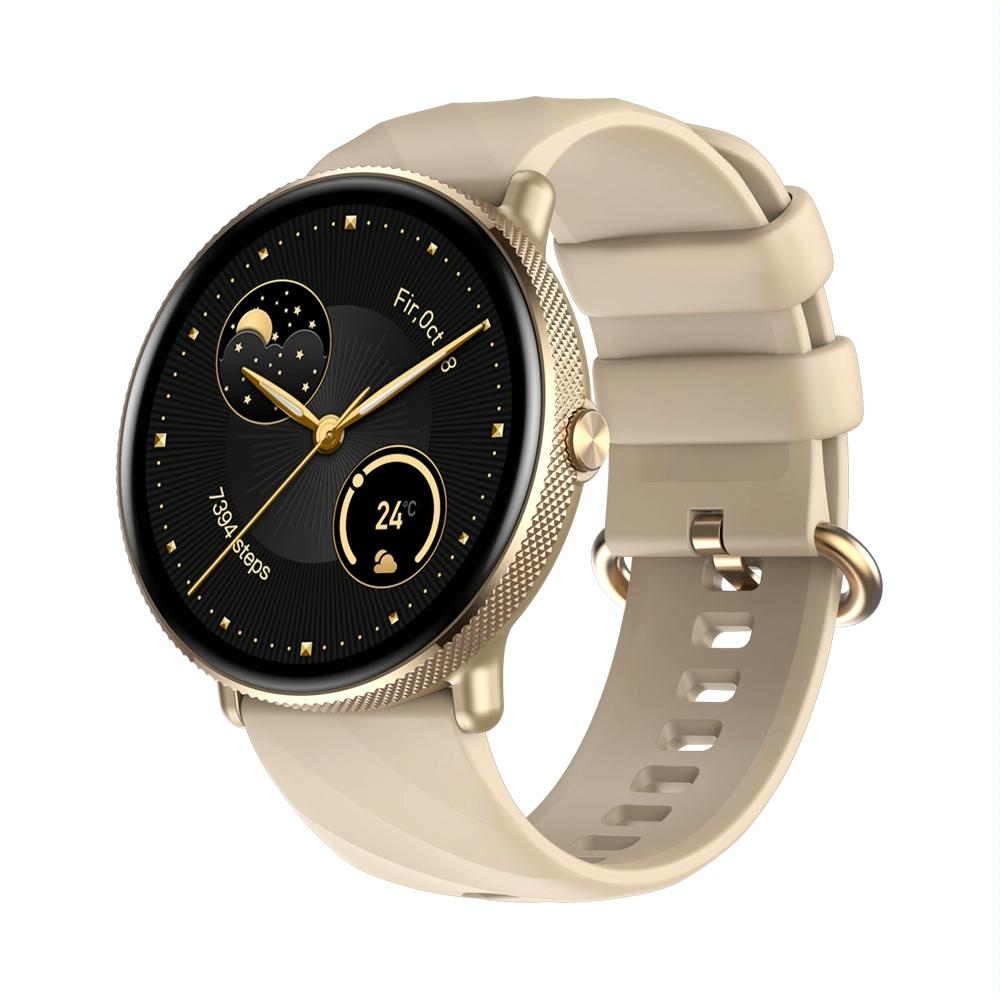 V562-C101092600ADE-202504251840-00 1.43 Inch Screen Voice Calling Smart Watch Support Heart Rate / Blood Pressure / Blood Oxygen - Gold - Image 1