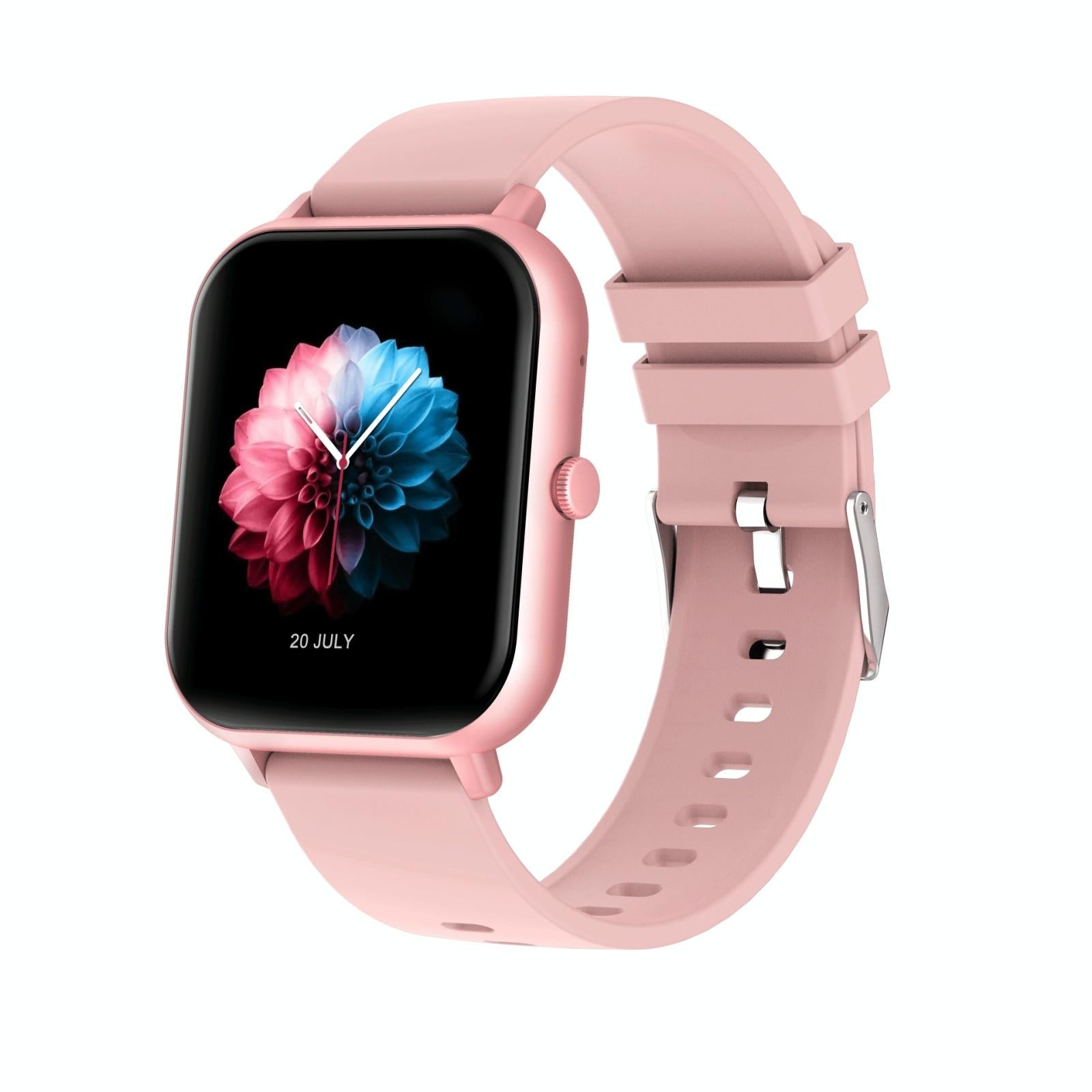 V562-C1016125060DBT-202504252117-00 1.83 Inch Touch Screen Ai Voice Heart Rate / Blood Oxygen / Blood Pressure / Sleep Monitoring Bluetooth Smartwatch - Pink - Image 1