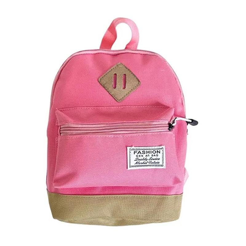 V562-C1018424060DBT-202503041820-00 Kindergarten Kids' Simple Shoulder Bag - Minimalist Design - Pink - Image 1
