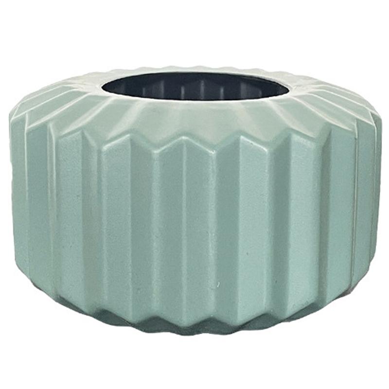 V562-C1021693060DBT-202503041621-00 Versatile Vase for Wet and Dry Flowers - Glazed Decorative Pot - Light Green - Image 1