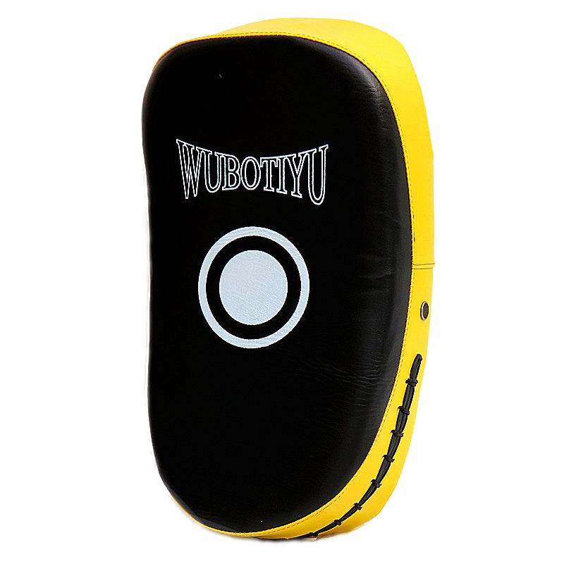 V562-C1031461950DBT-202503072120-00 Thickened Professional Taekwondo Foot Target For Boxing And Sanda Training - Wb Yellow Edge - Image 1