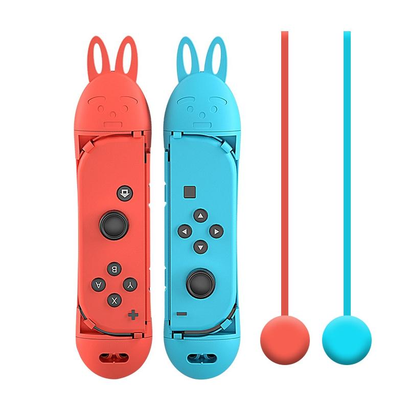 V562-C1038752060DBT-202503202021-00 Jump Rope Controller for Nintendo Switch Joy Con - Red Blue - Image 1