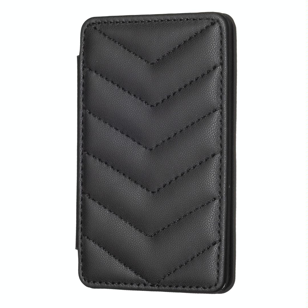 V562-C106239400ADE-202503281832-00 Wave Pattern Card Bag Back Sticker For Mobile Phones - Black - Image 1