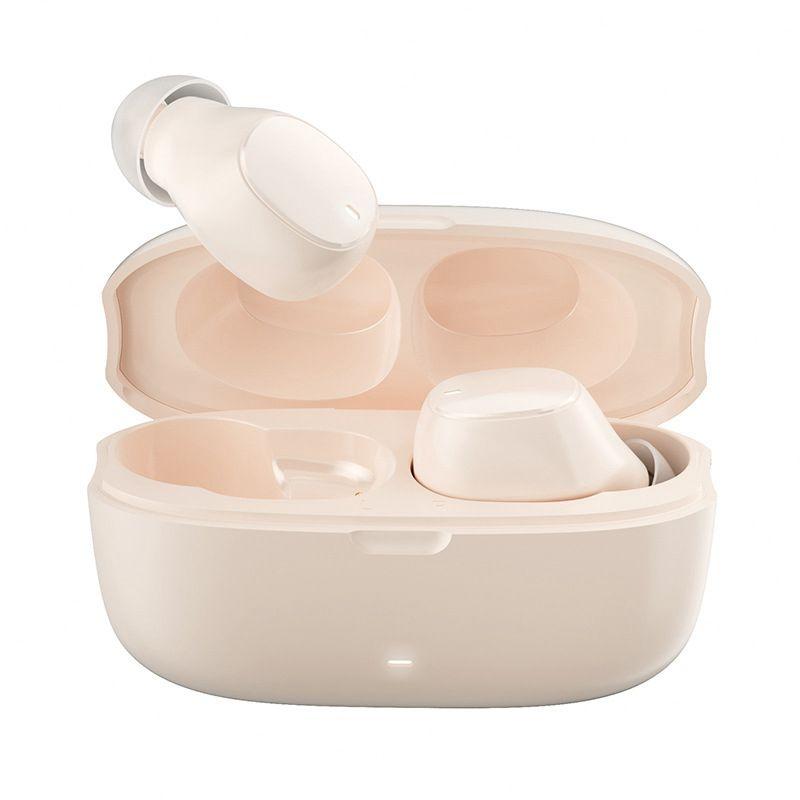 V562-C106626200AYS-202505222006-00 Wireless Earphones with Ai Noise Cancelling Mic and Bluetooth 5.3 - Skin Colour - Image 1