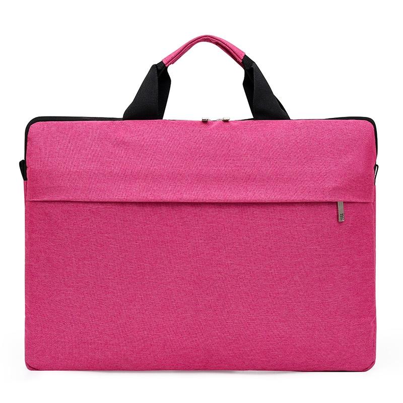 V562-C1070812750DBT-202504251732-00 Waterproof Single Shoulder Notebook Bag - 13 Inch Portable & Durable - Pink - Image 1
