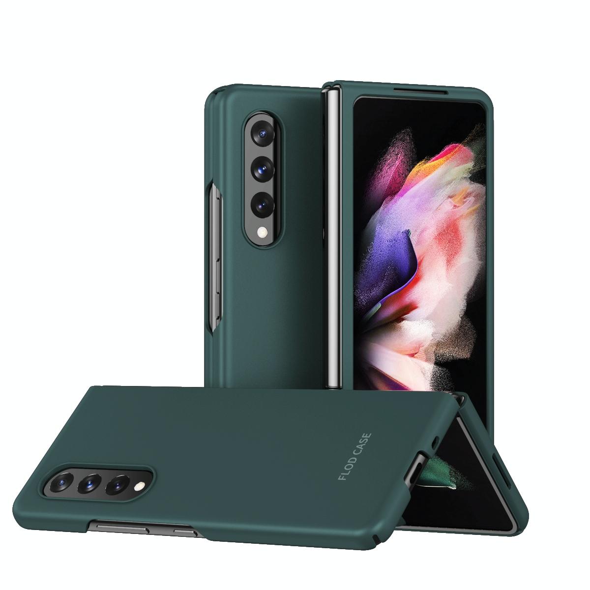 V562-C107182300ADE-202503211311-00 For Samsung Galaxy Z Fold4 5G Foldable Shockproof Phone Case - Green - Image 1
