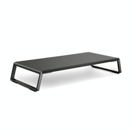 V562-C107193940DBT-202504021830-00 Metal Feet Monitor Stand for Imac Macbook Lcd Printer - Black - Image 1