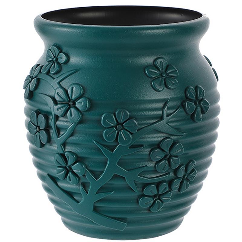 V562-C1075693060DBT-202503041621-00 Hydroponic Vase for Home Flower Arrangements - Wet and Dry - Sea Blue - Image 1