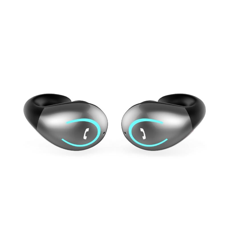 V562-C108146400ADE-202505261826-00 Ultra-light Wireless Bluetooth Earphones - Yx08 Stereo V5.0 - Grey - Image 1