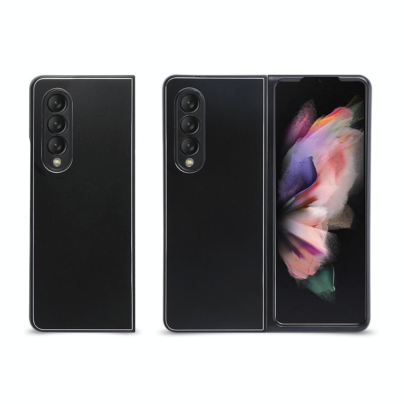 V562-C108752300ADE-202503211450-00 For Samsung Galaxy Z Fold4 5G Aluminum Foldable Phone Case - Black - Image 1