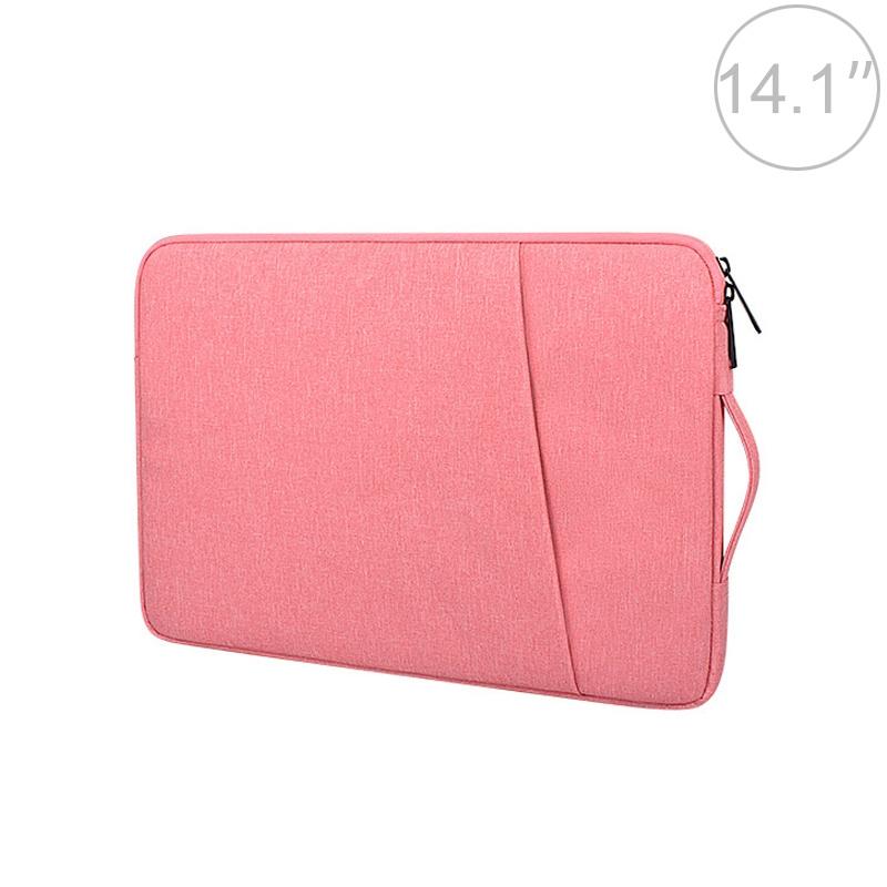V562-C20579700ADE-202504022117-00 14.1 Inch Laptop Felt Sleeve Protective Case Carrying Bag - Pink - Image 1