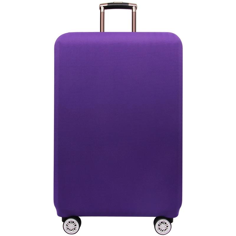 V562-C3021692060DBT-202502281625-00 Stretch Luggage Protective Cover - Durable & Dust-proof - Size l - Violet - Image 1