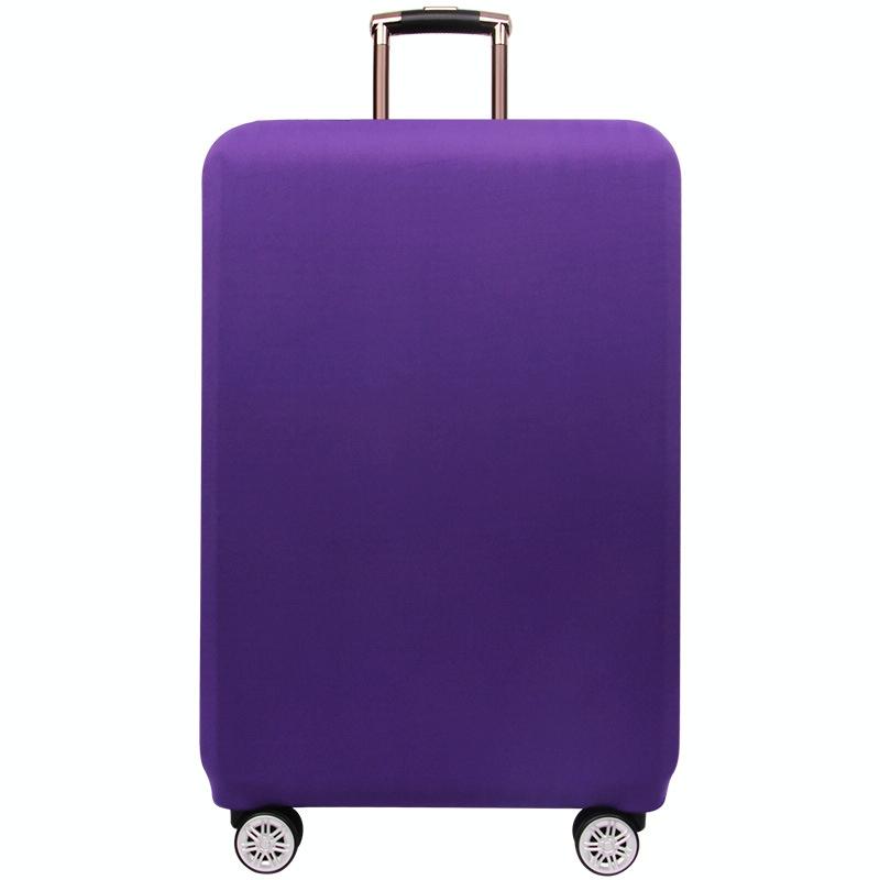 V562-C4021692060DBT-202502281625-00 Xl Thickened Stretch Luggage Cover - Dust-proof & Wear-resistant - Violet - Image 1