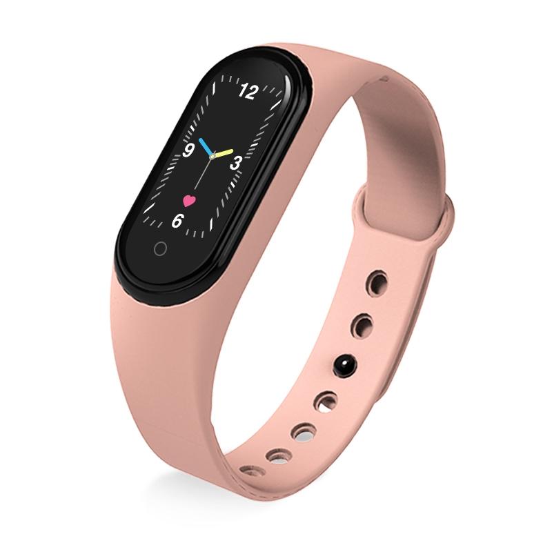 V562-D10093900AYS-202502241705-00 Waterproof Bluetooth Smart Watch With Hr / Bp Monitoring And Colour Screen - Pink - Image 1