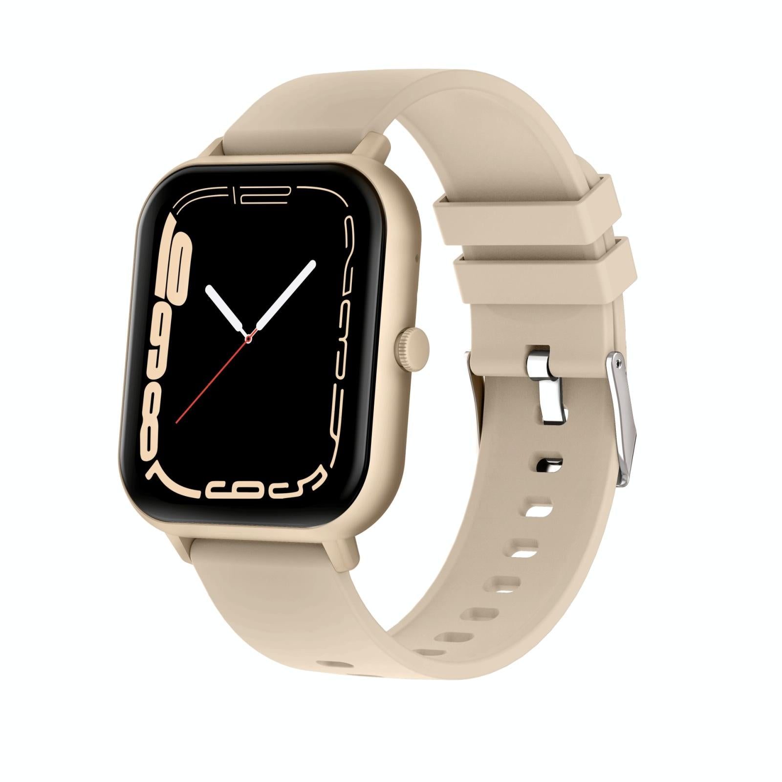 V562-D1016125060DBT-202504252117-00 1.83 Inch Touch Screen Ai Voice Heart Rate / Blood Oxygen / Blood Pressure / Sleep Monitoring Bluetooth Smartwatch - Khaki - Image 1