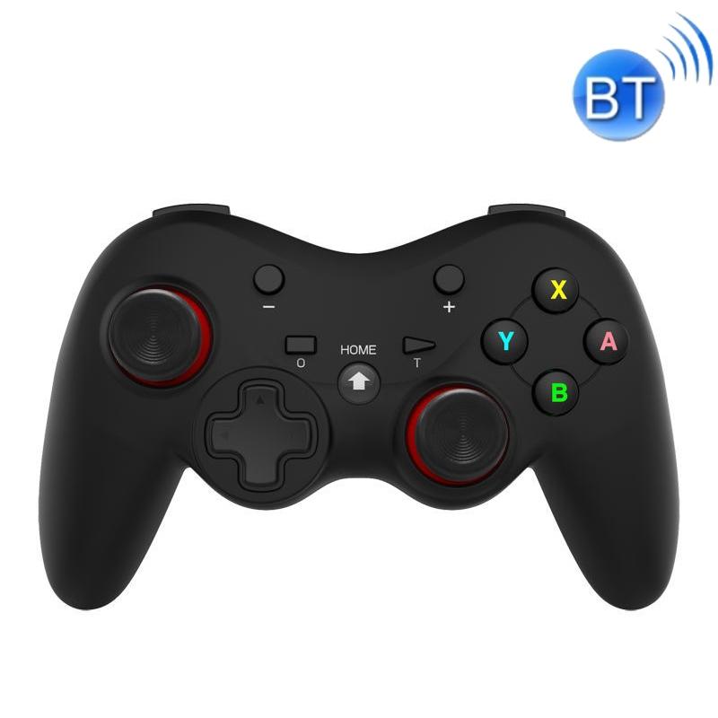 V562-D1020307850DBT-202503202005-00 Pro Wireless Gamepad for Nintendo Switch - Tooth Design - Black (Neutral) - Image 1