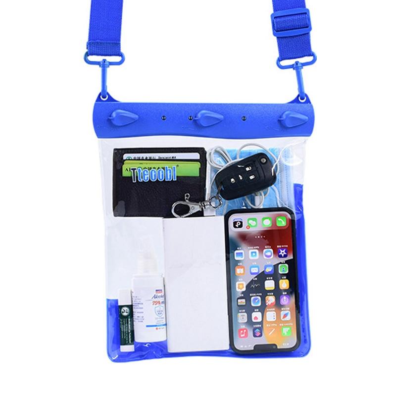 V562-D1029862060DBT-202503041305-00 Waterproof Shoulder Messenger Bag For Sundries Phone Compatible - Blue - Image 1
