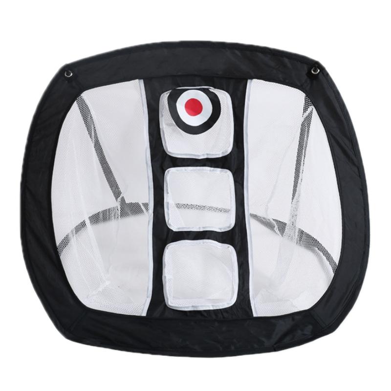 V562-D1032461060DBT-202502220240-00 Foldable Square Golf Net for Indoor Practice - Black - Image 1
