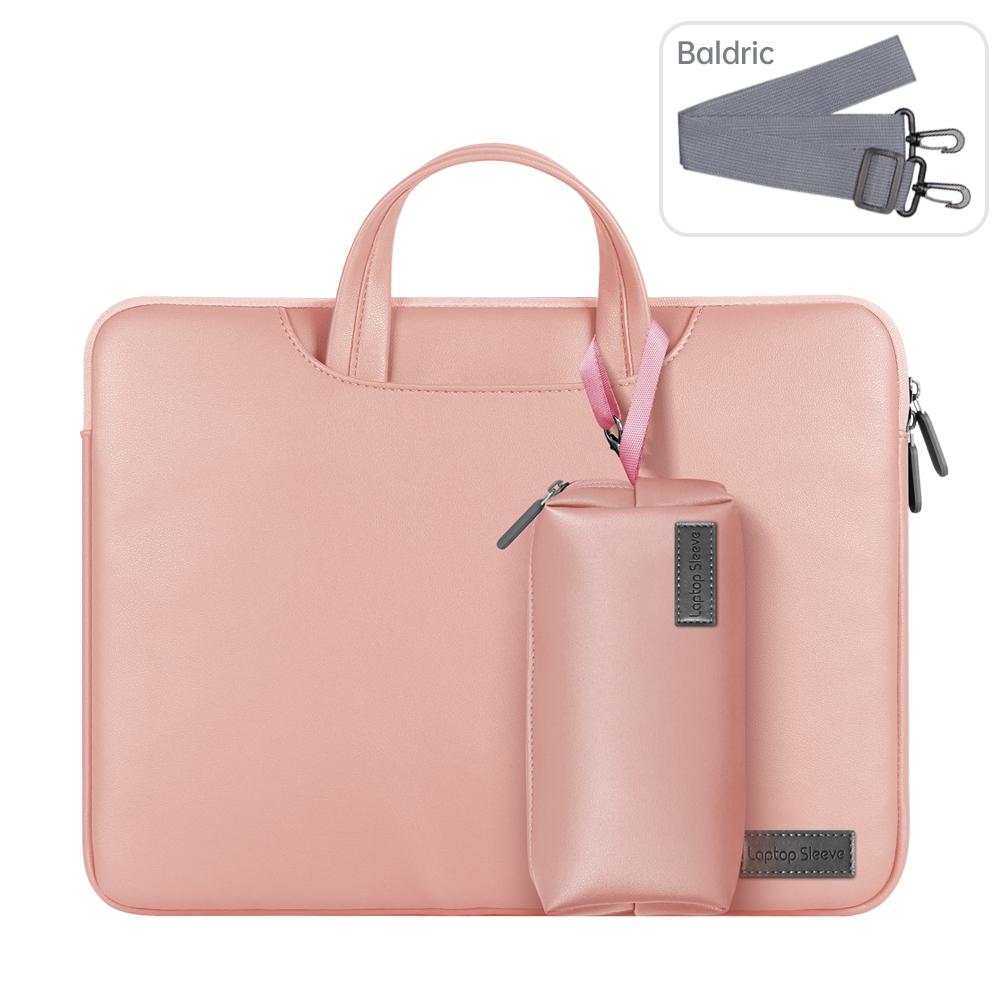 V562-D103415400ADE-202502281920-00 13 / 14 Inch Waterproof Laptop Bag with Power Pack - Inner Bag - Rose Gold - Image 1