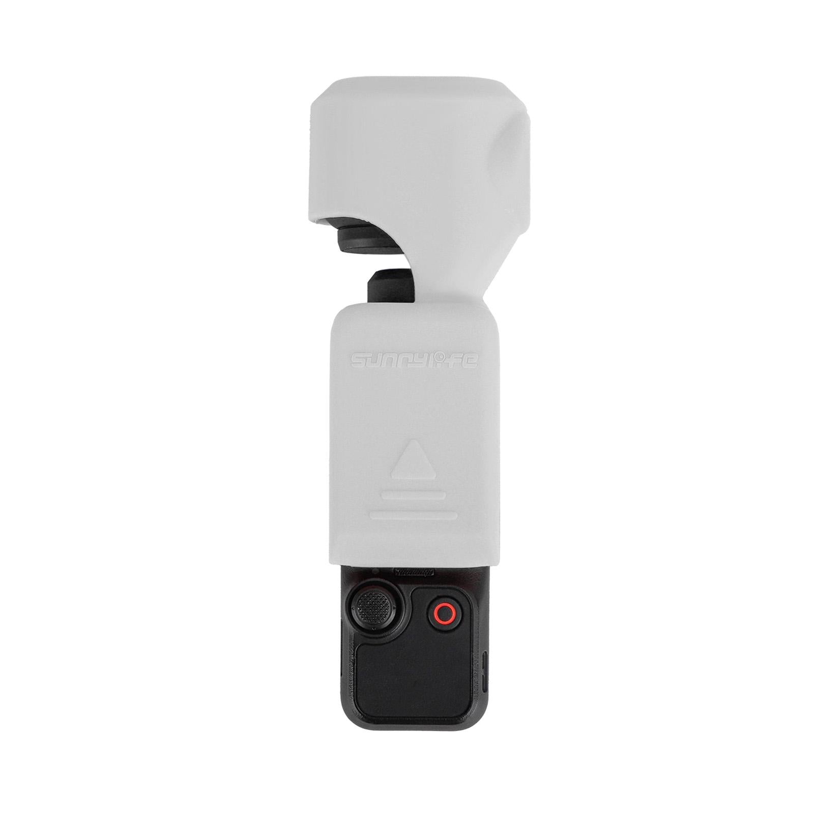 V562-D103860600ADE-202502241650-00 Silicone Protective Case for Dji Pocket 3 - Grey White - Image 1