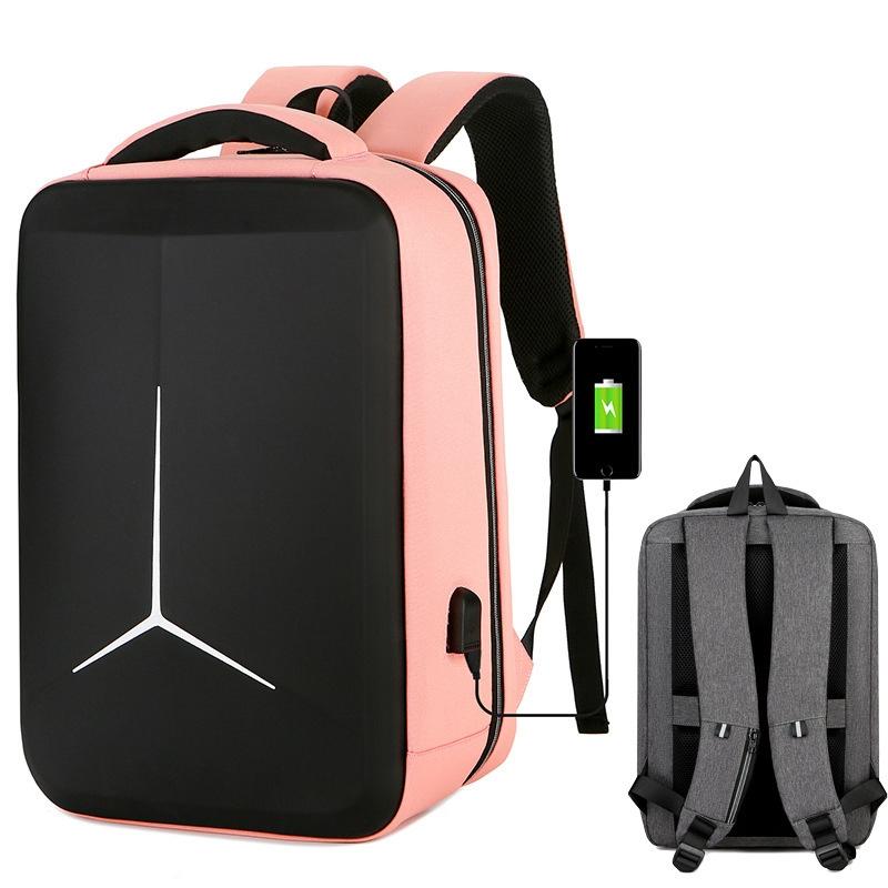 V562-D1043084060DBT-202502281930-00 Waterproof Business Laptop Backpack with Usb Port - Multifunctional - Pink - 15 Inch - Image 1