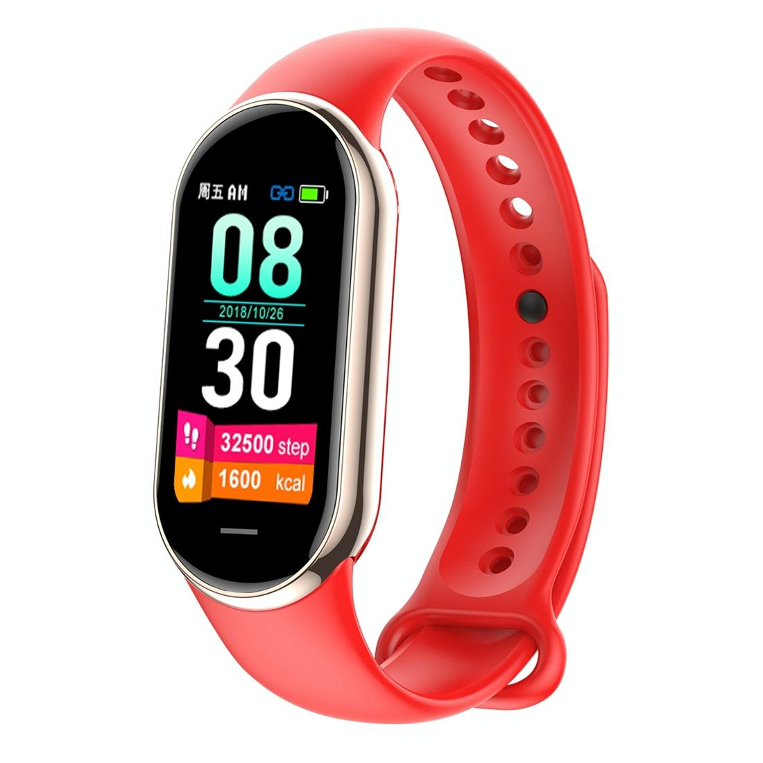 V562-D108703200AYS-202504252040-00 Waterproof Smart Watch With Heart Bp Oxygen And Sugar Monitoring - Ip68 - Red - Image 1
