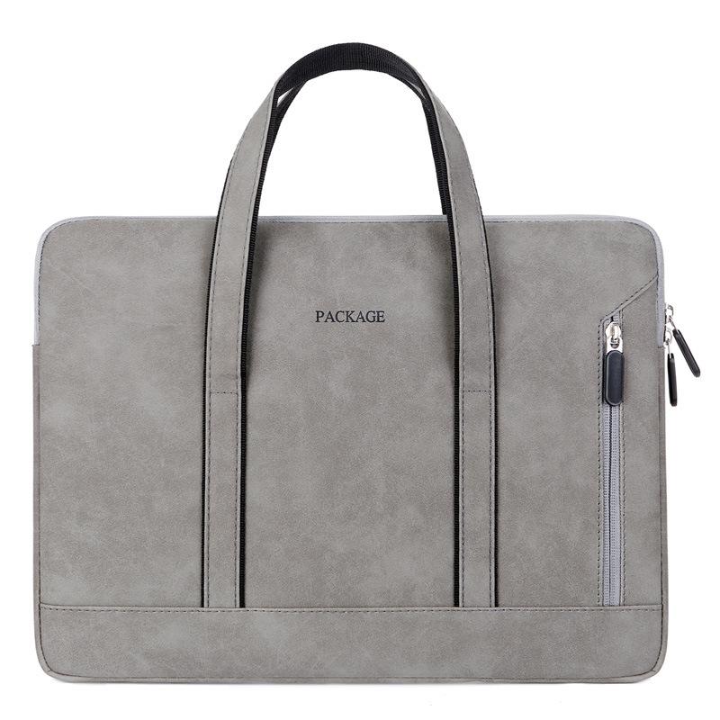 V562-D2031812060DBT-202502282105-00 14 / 14.6 Inch Q5 Laptop Liner Bag - Waterproof & Wear-resistant - Light Gray - Image 1
