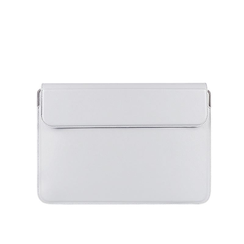 V562-D205967100ADE-202504022042-00 Multifunctional Notebook Liner Bag - Fits 14.1-15.4 Inch - Pu Material - Silver Gray - Image 1