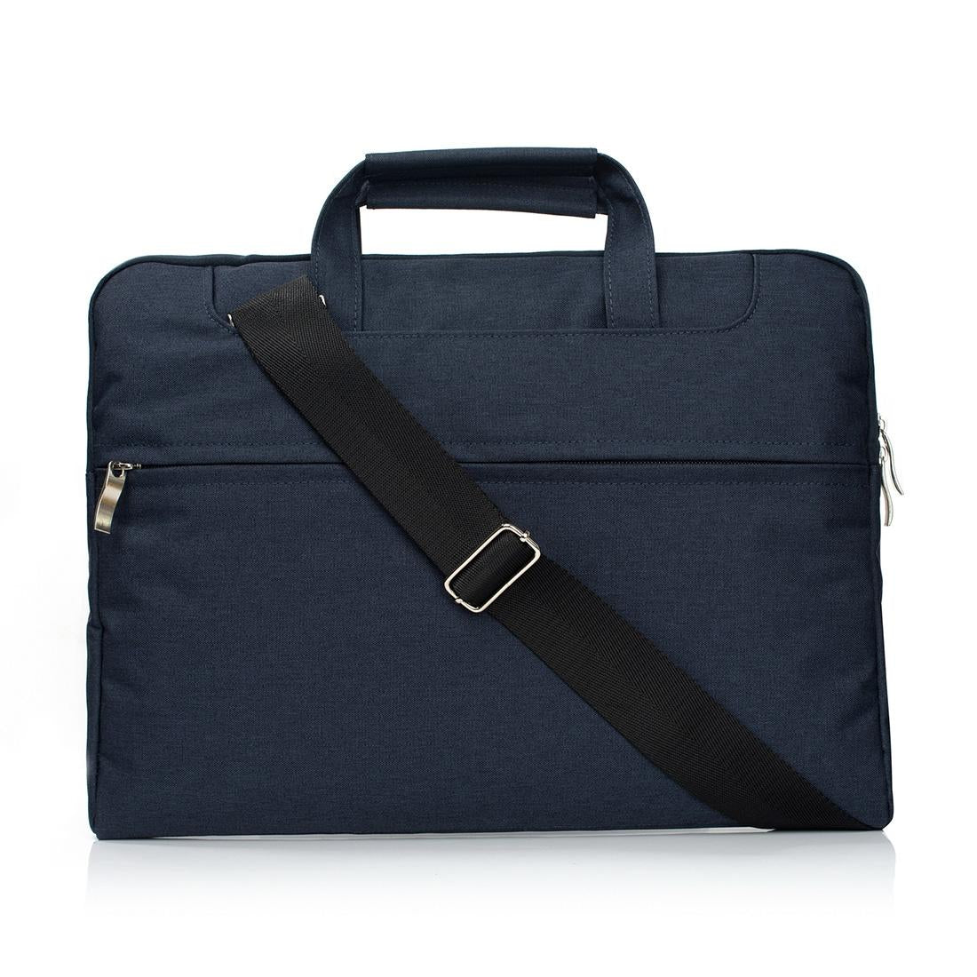 V562-D3050BL-202502282015-00 13.3 Inch Laptop Bag - Portable one Shoulder Zipper Design for Macbook Samsung Sony Dell Alienware Chuwi Asus Hp - Dark Blue - Image 1