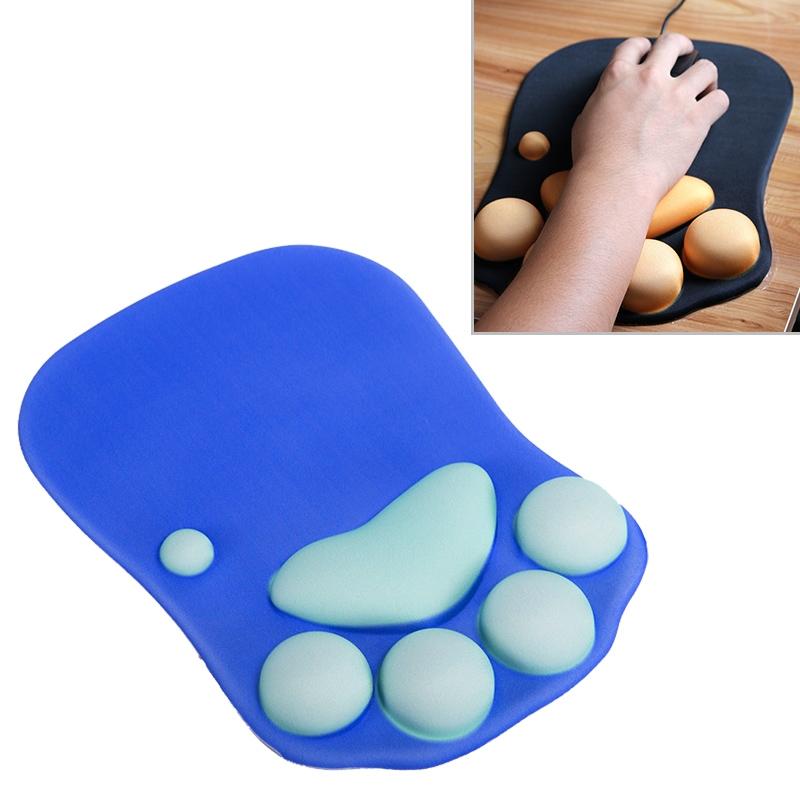 V562-D3062BK-202505261228-00 Soft Non Slip Cat Claw Mouse Pad - Dark Blue - Image 1
