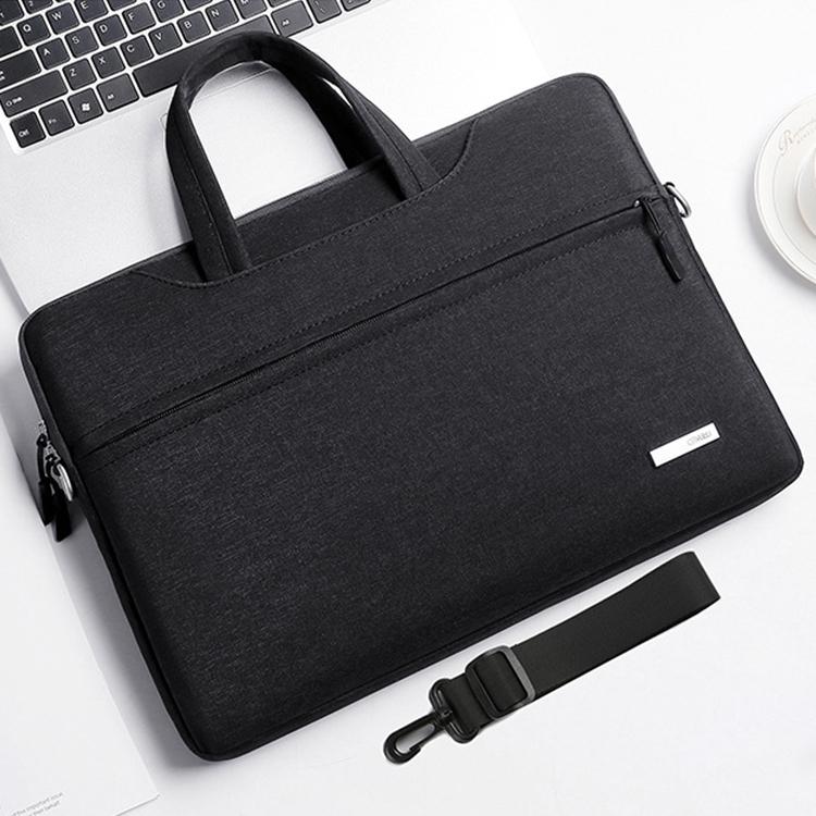 V562-D308722300ADE-202502282225-00 13.3 Inch Inner Bag with Shoulder Strap for Handbag or Laptop - Black - Image 1
