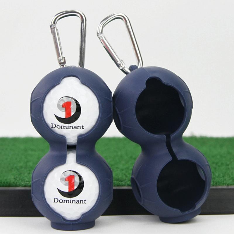 V562-D6526GO-202503041730-00 2-pack Golf Silicone Double-ball Protection Sleeves - Dark Blue - Image 1