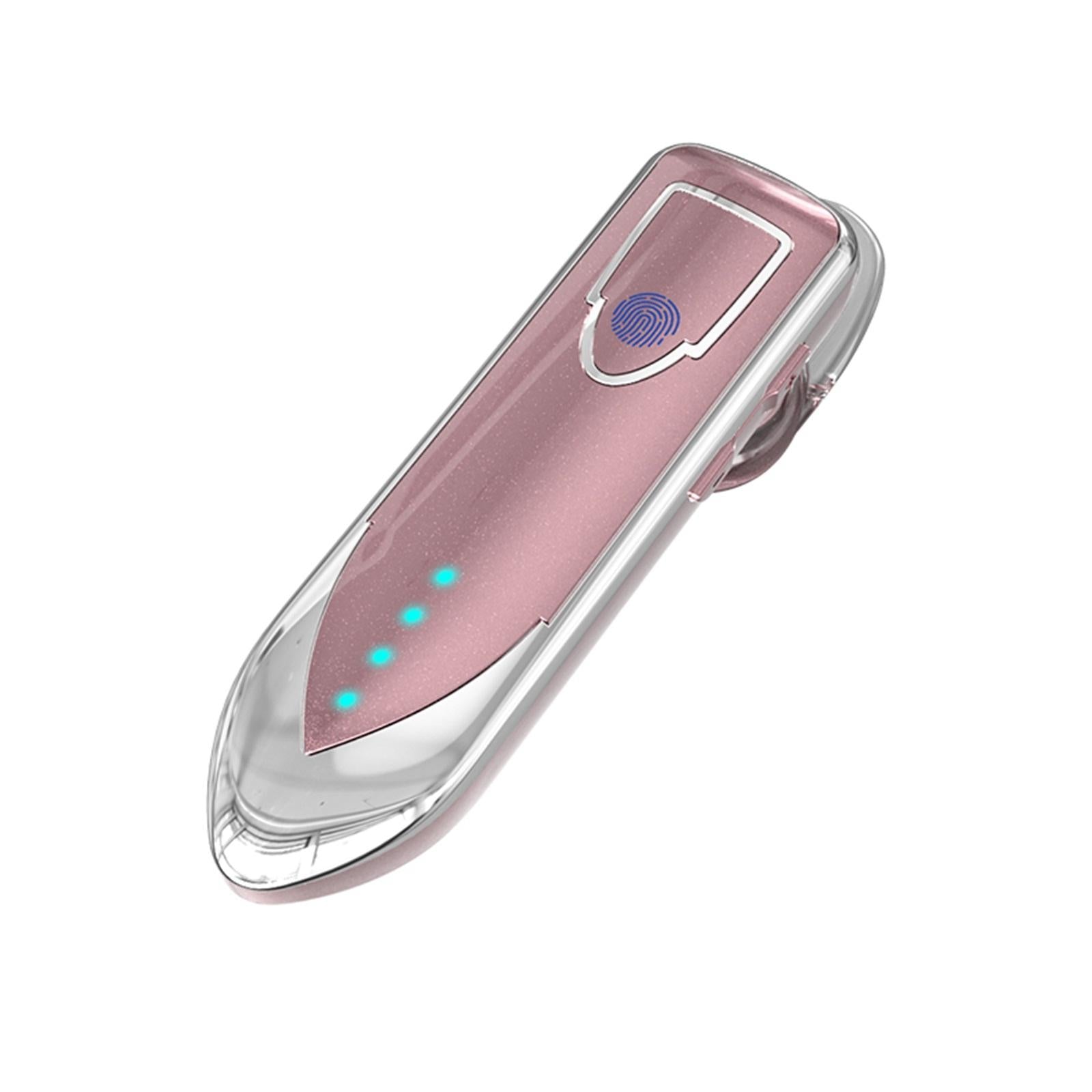 V562-E10096800ADE-202505222033-00 Business Style Bluetooth 5.0 Earphone with Touch Switch - Pink - Image 1