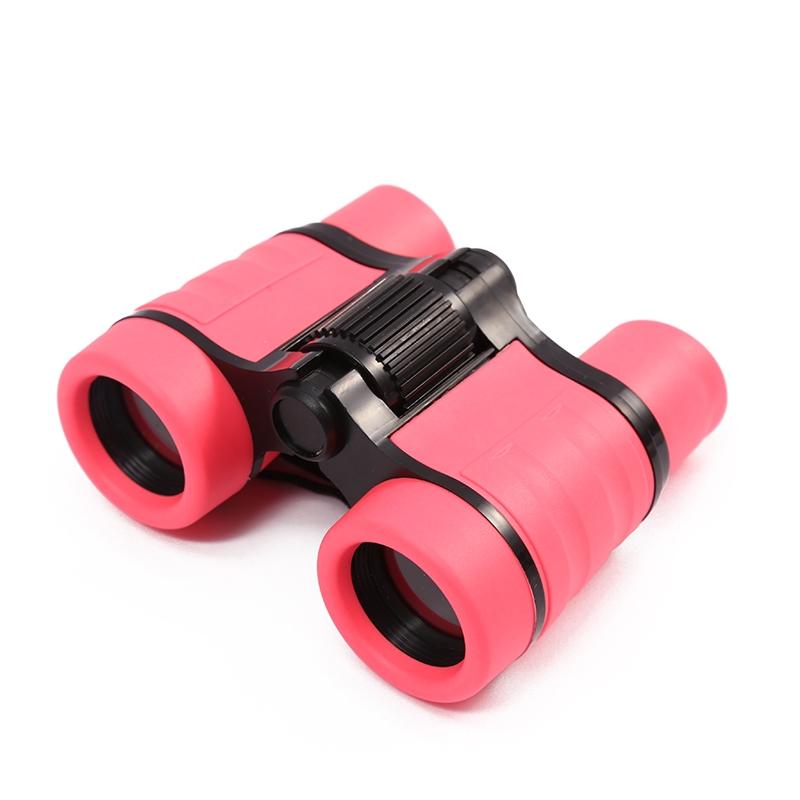 V562-E1021262750DBT-202504291245-00 Hd Children's Binoculars for Students - Pink - Image 1