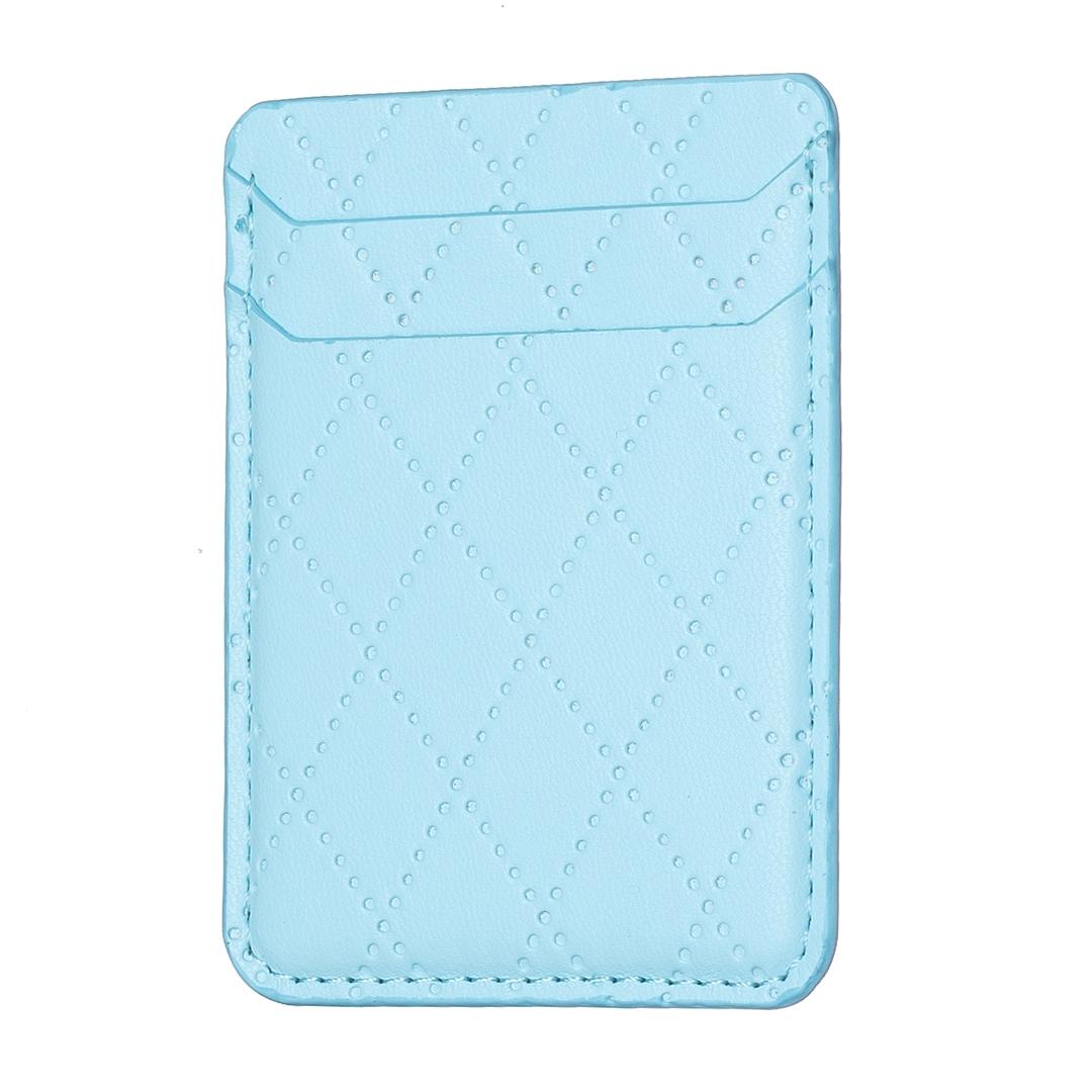 V562-E106439400ADE-202503281851-00 Diamond Lattice Card Bag Sticker For Mobile Phones - Blue - Image 1