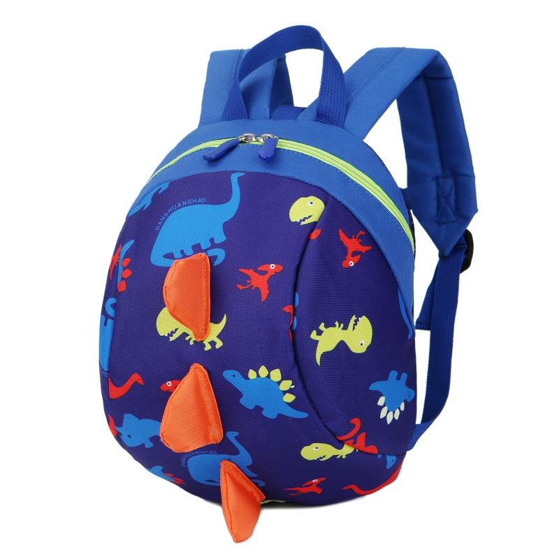 V562-E108776500ADE-202503041825-00 Durable Dinosaur Backpack for Kids - Lost Proof - Dark Blue - Image 1