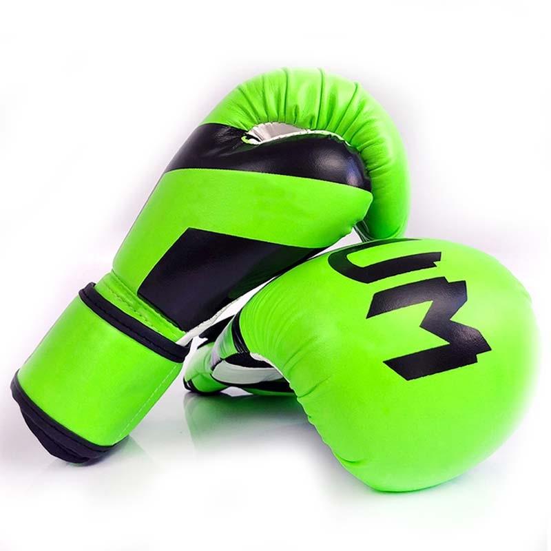 V562-E1092663450DBT-202503072140-00 Professional Adult Boxing Training Gloves - 6Oz For Muay Thai Fighting - Fluorescent Green - Image 1