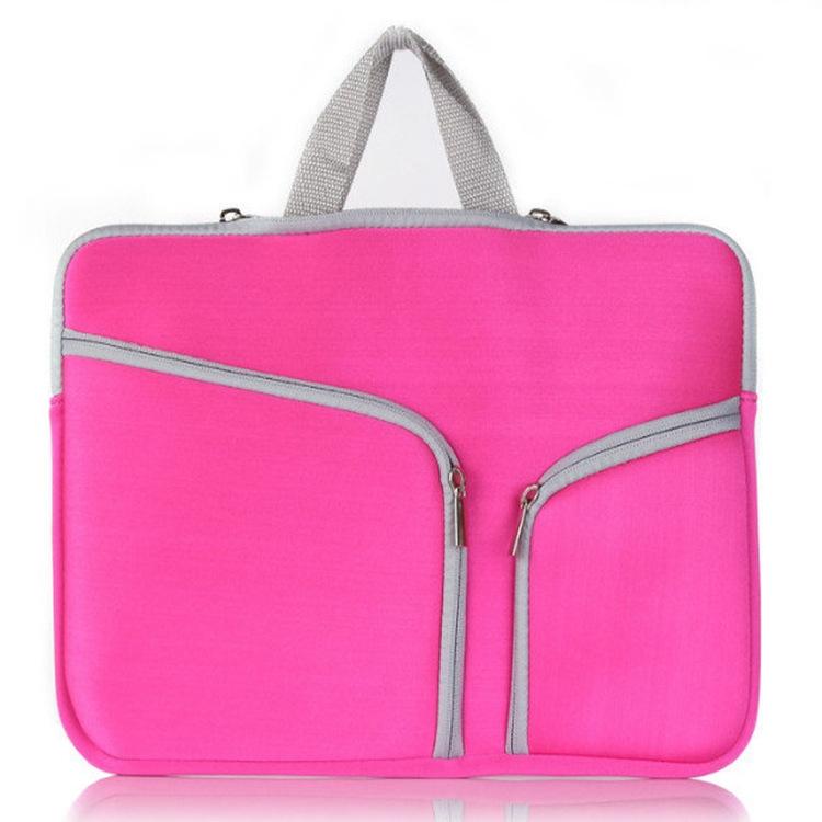 V562-E2057012060DBT-202502282140-00 13 Inch Multi-Pocket Laptop Liner Bag For Diving Material Computer - Rose - Image 1