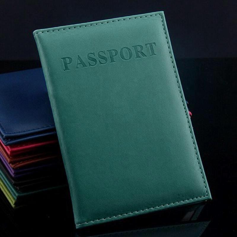V562-F108197860DBT-202503281947-00 Travel Passport Cover Faux Leather Holder - Deep Green - Image 1