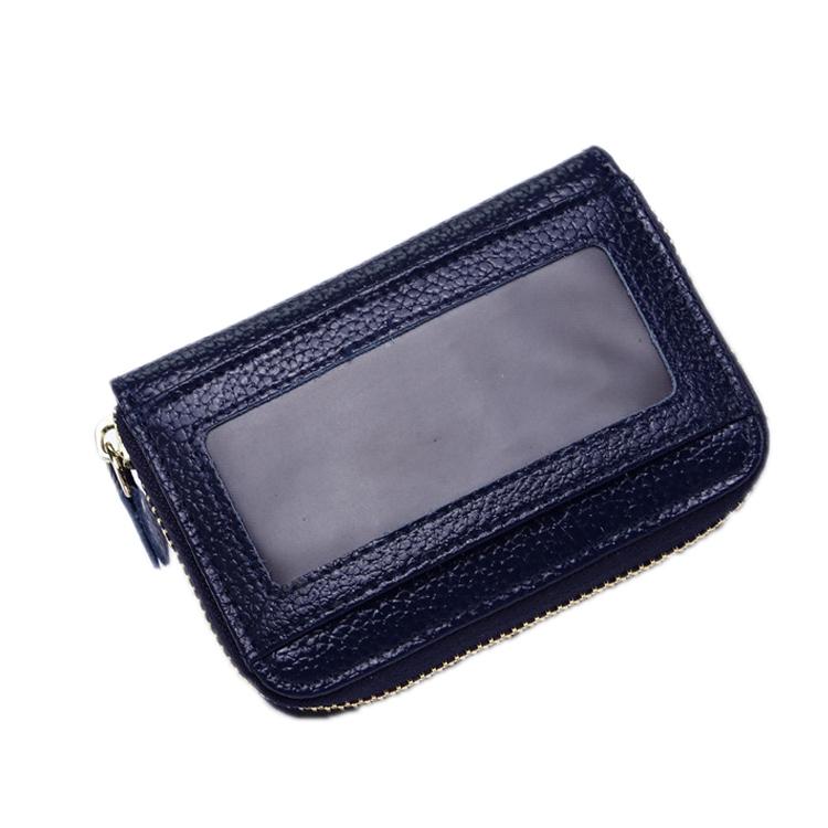 V562-F1083122750DBT-202503280237-00 Multi Position Zipper Organ Card Holder Versatile Business Accessory - Deep Blue - Image 1