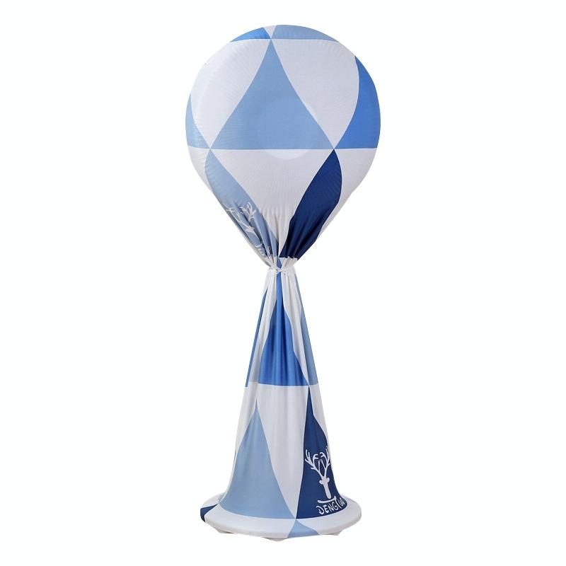 V562-F108988100ADE-202503031720-00 Fan Dust-proof Cover for Household Floor - Blue Triangle - Image 1