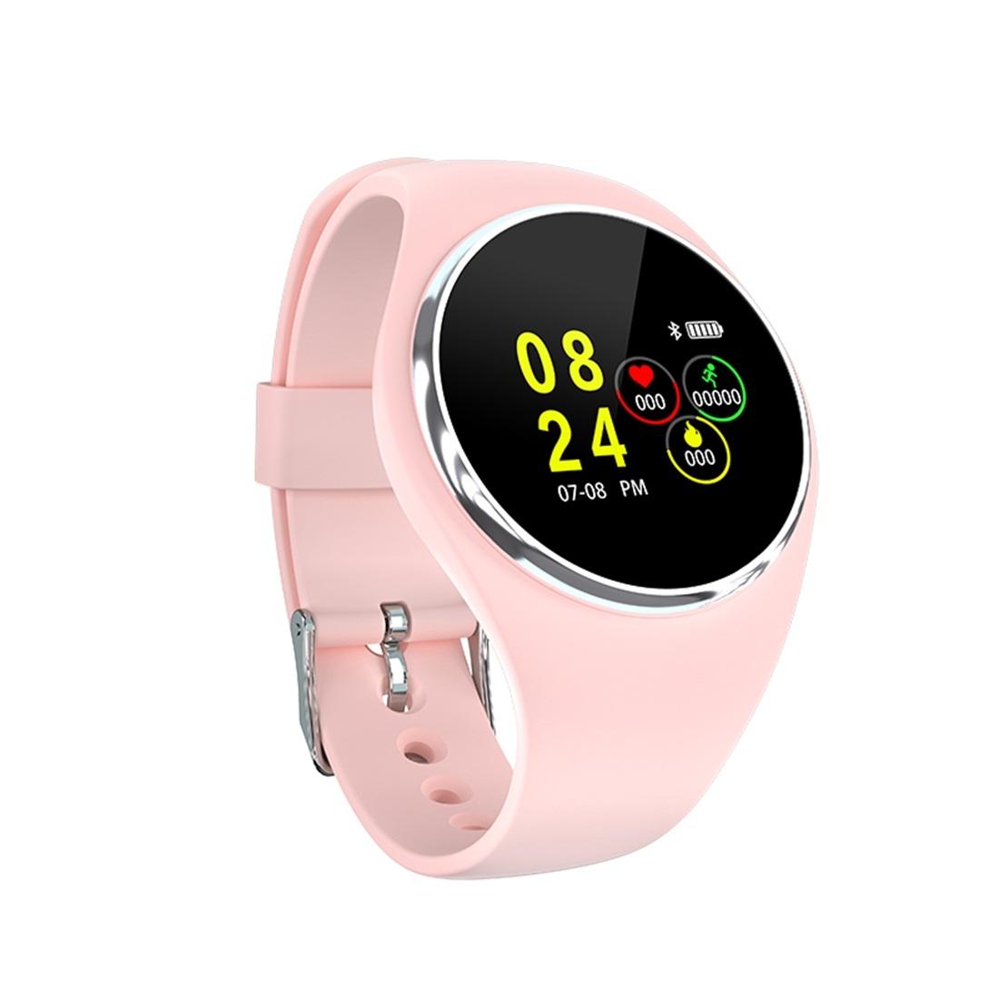 V562-F3325AC-202504252125-00 Waterproof Bluetooth Smartwatch With Call / Heart / Bp / Sleep Monitoring - Ip67 - Pink - Image 1