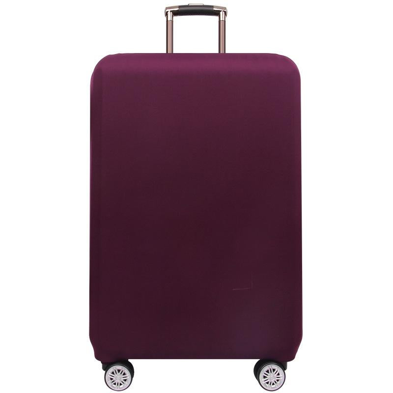 V562-F4021692060DBT-202502281626-00 Xl Thickened Stretch Luggage Cover - Dust-proof & Wear-resistant - Purple Red - Image 1