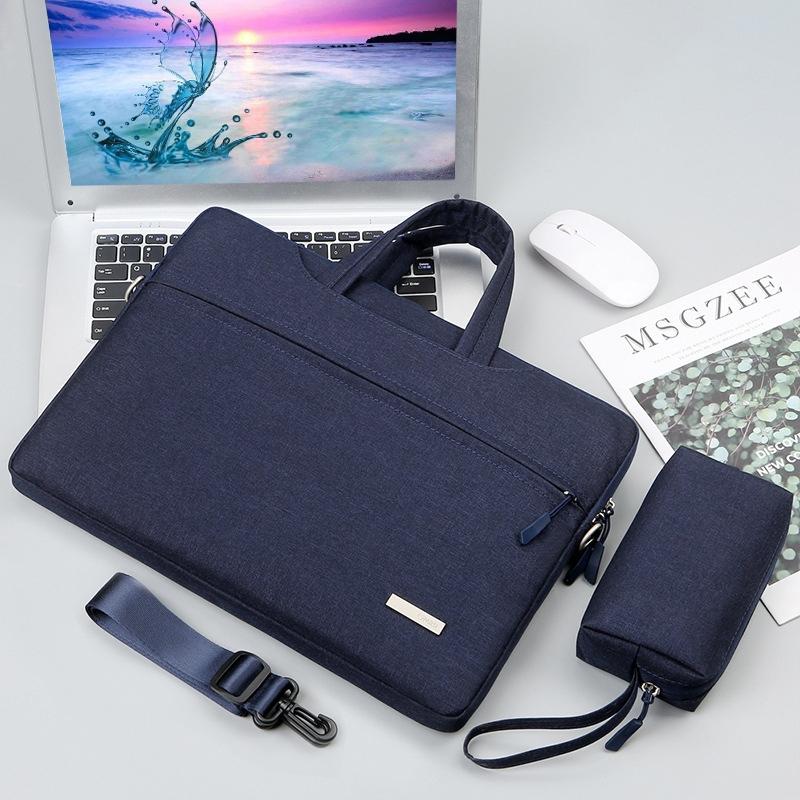 V562-F600822300ADE-202502282111-00 15.6 Inch Inner Bag with Shoulder Strap for Handbag or Laptop - Power Bag - Dark Blue - Image 1