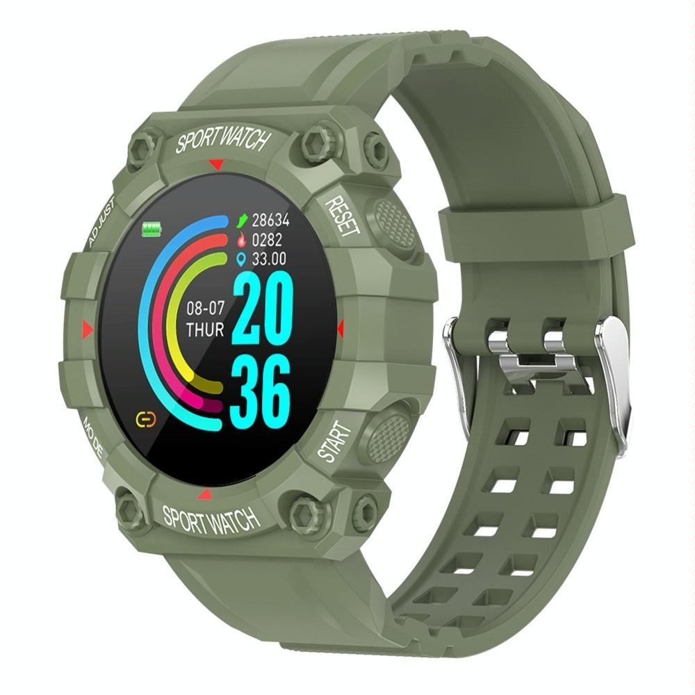 V562-G0649AC-202504251946-00 1.3 Inch Colour Round Screen Sport Smart Watch Support Heart Rate / Multi-Sports Mode - Green - Image 1