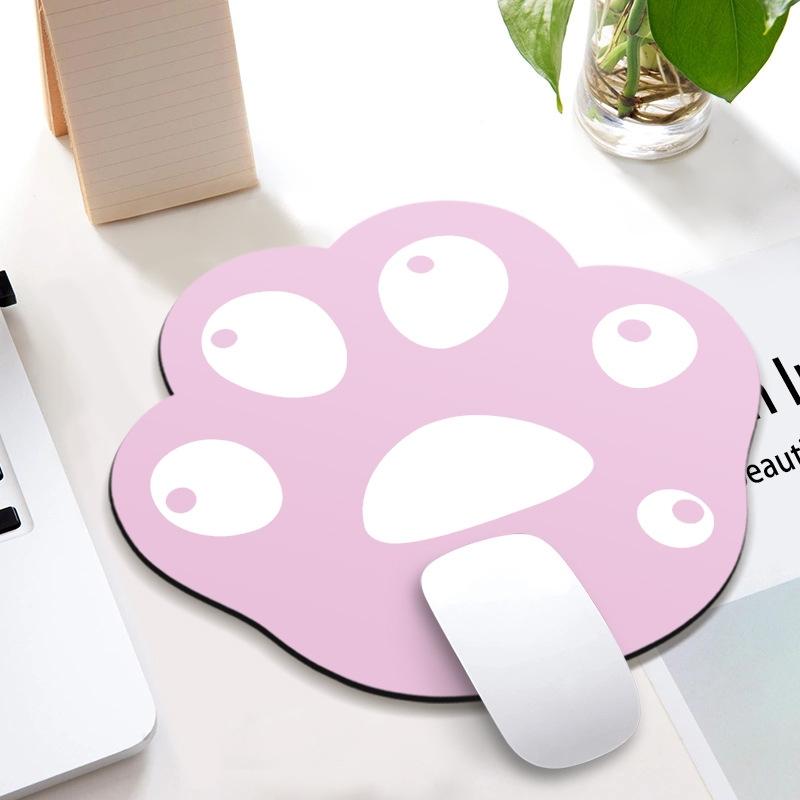 V562-G1042012750DBT-202505261505-00 3 Piece Cute Cartoon Cat Claw Mouse Pad Set 280 X 250 X 3Mm - Pink Purple - Image 1