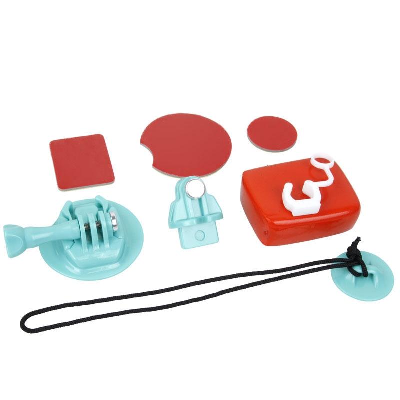 V562-G4620-ACD-S-202505221312-00 10-piece Board Mount Set for Action Cameras - Green - Image 1