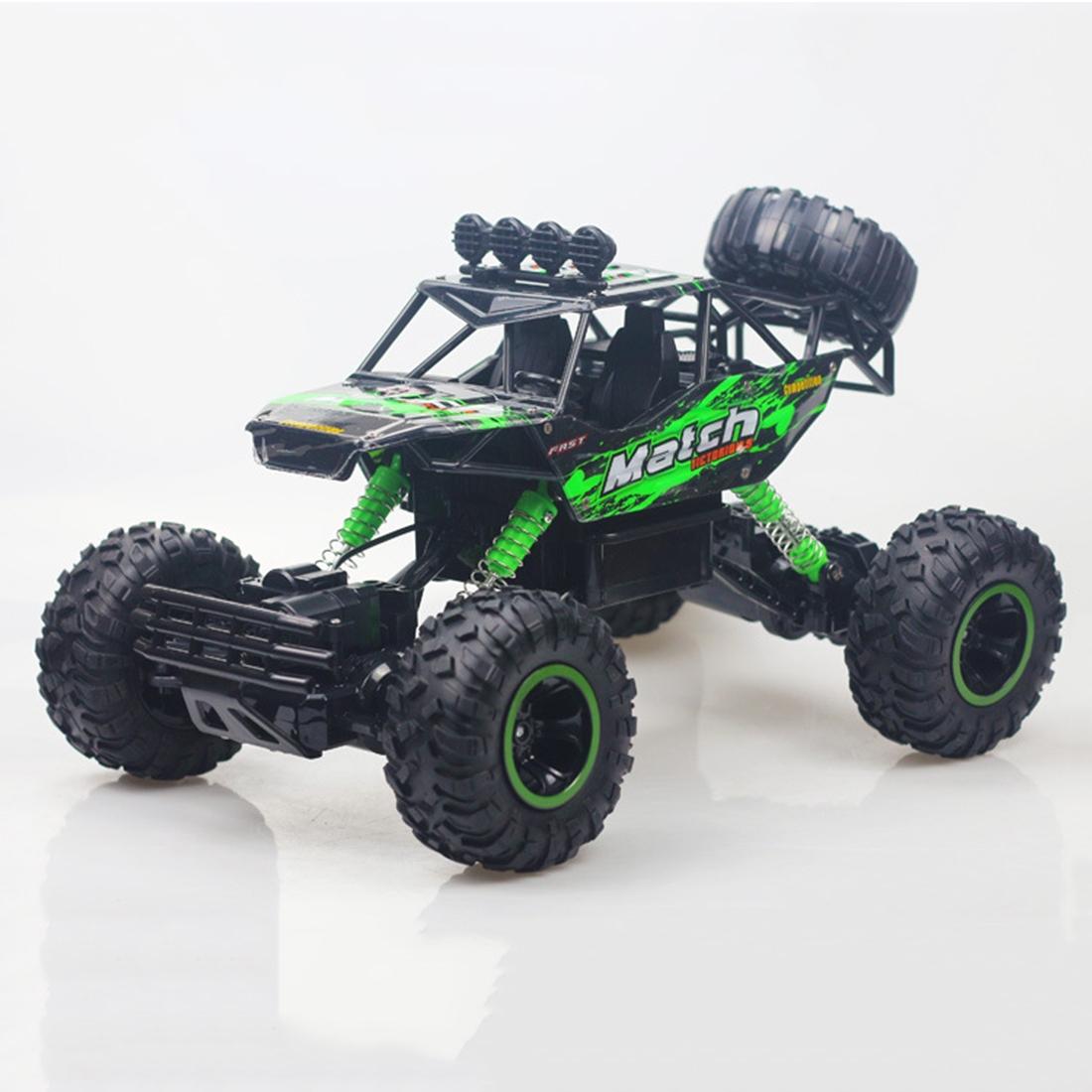 V562-G6190THC-202504291310-00 37cm Remote Control Bigfoot Climbing Car - 1 12 Alloy 4wd Cross-country Toy - Green - Image 1
